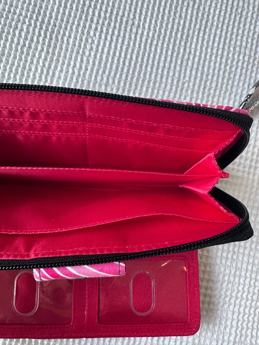 Vera Bradley Cherry Blossom Quilted Wallet & Coin Case Set